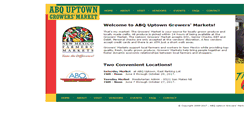Desktop Screenshot of abquptowngrowersmarket.org