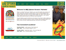 Tablet Screenshot of abquptowngrowersmarket.org